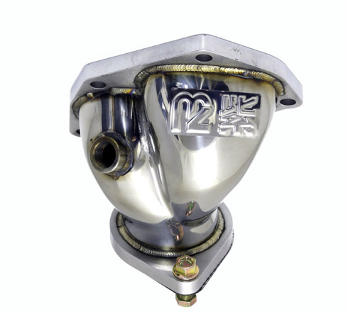 M2-64-531S / TURBO ELBOW FOR EVO  4 5 6 - LOST WAX CAST - STRONG AND DEPENDABLE