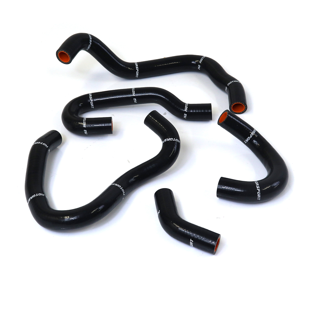 M2-SRH-HON414BK / HONDA S2000 SILICONE RUBBER RADIATOR HOSES - BLACK -  2000-05 | M2 MOTORSPORT