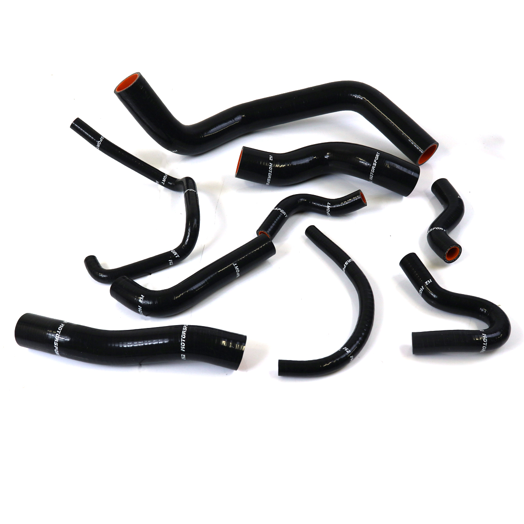 M2-SRH-NIS113BK / NISSAN S13-S14-S15 RADIATOR AND HEATER HOSES - BLACK - | M2 MOTORSPORT