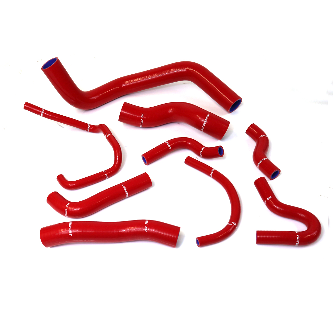 M2-SRH-NIS113RD / NISSAN S13-S14-S15 RADIATOR AND HEATER HOSES - RED - | M2 MOTORSPORT