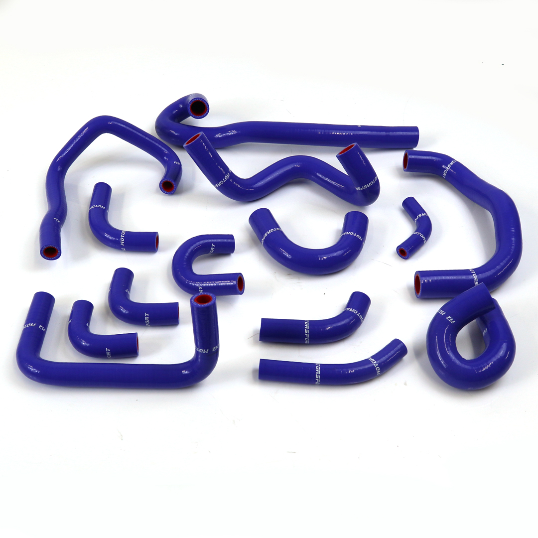 M2-SRH-NIS116BL / NISSAN R33 R34 GTR RADIATOR HEATER HOSES - BLUE - | M2 MOTORSPORT