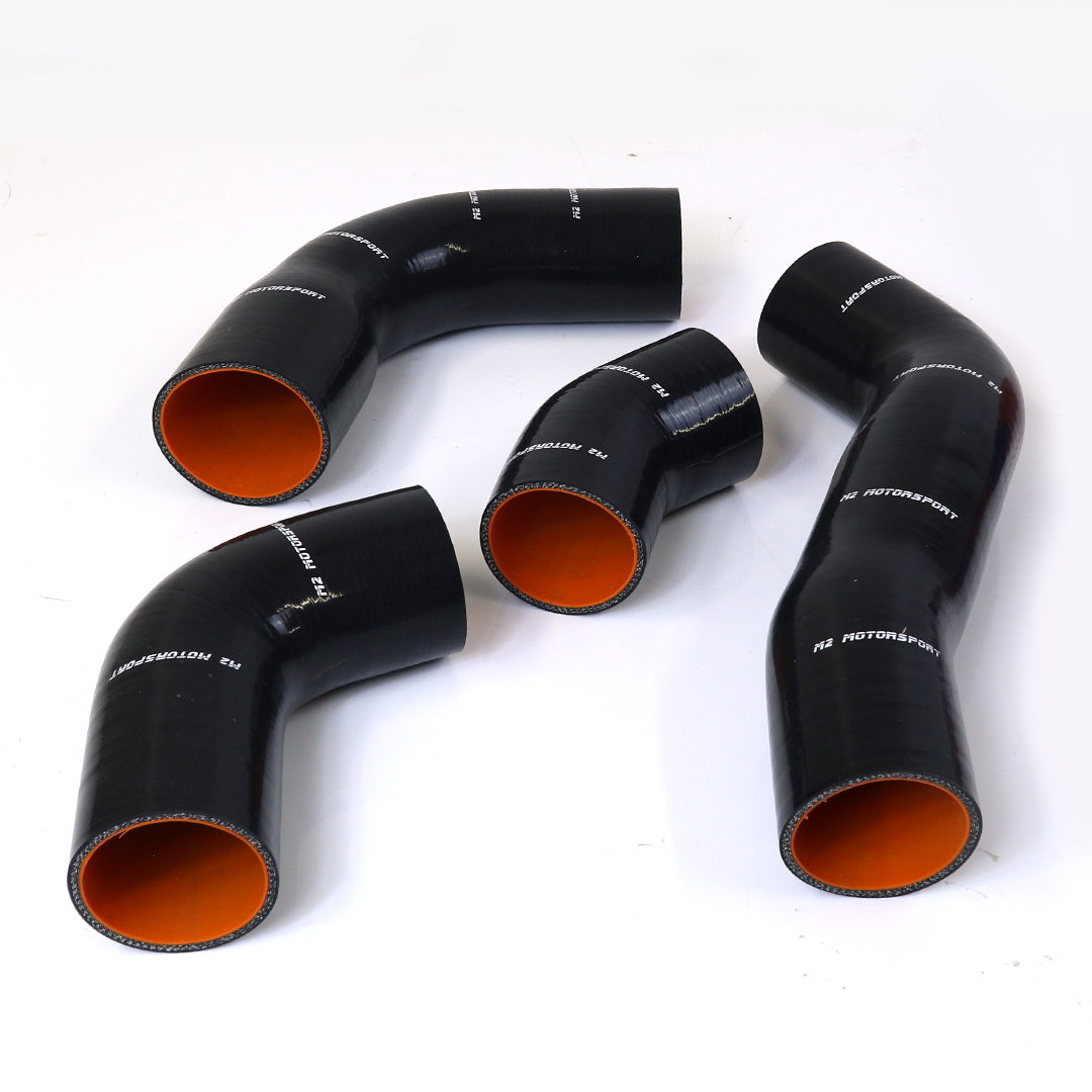 M2-STH-TOY095BK / SUPRA 93-02 JZA80 2JZ SILICONE TURBO HOSES - BLACK - | M2 MOTORSPORT