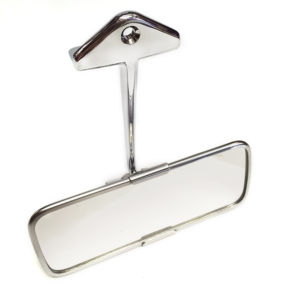 SP009 / CLASSIC MINI STAINLESS STEEL AND CHROME INTERIOR REAR VIEW MIRROR
